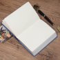Vintage Faux Leather Unlined Notebook Blank Paper Journal Sketchbook, 416 Pages