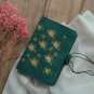 A5 Dark Green Fabric Cover Refill Notebook Loose Leaf Journal Handmade Diary