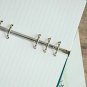 A5 Dark Green Fabric Cover Refill Notebook Loose Leaf Journal Handmade Diary