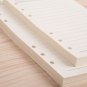 A5 Lined Paper Refill, 100gsm Thick Paper for 6 Holes Ring Journal (Pack of 2)