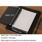 A5 Hardcover Spiral Unlined Notebook Wirebound Blank Paper Sketchbook, Pack of 5