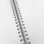 2pcs Large A4 Size Lined Spiral Notebook, College Ruled 80 leaves PP Hardcover