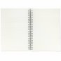 2pcs Large A4 Size Lined Spiral Notebook, College Ruled 80 leaves PP Hardcover