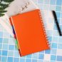 B5 Hardcover Wirebound 5 Subject Notebook Spiral Journal 200 Pages Lined Paper