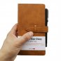 Faux Leather Pocket Size Diary Undated Journal 200 Pages Lined Paper for Writing