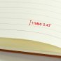 A6 Faux Leather Bound Small Pocket Journal 240 Pages Lined Paper, 4.4" x 7.7"