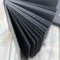 Black Notebook and Pen Set for Artist: Black Blank Paper Notebook, Metallic Pens