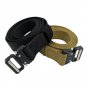 1 Inch Wide Men Nylon Skinny Belt with Metal Buckle for Jeans, Slim Man Belt