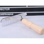 Long Tooth Undercoat Dog Rake Grooming Brush with Wood Handle for Long Hair Pet