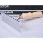 Long Tooth Undercoat Dog Rake Grooming Brush with Wood Handle for Long Hair Pet