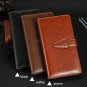 Refillable Leather Pocket Journal Business Diary for Man and Women, 3.9" X 7.2"