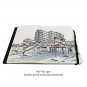 Unlined Sketchbook Hardcover Unruled Blank Book for Sketch Drawing, 5.9" x 8.3"
