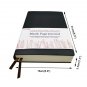 100gsm Thick Blank Page Journal Soft Leather Unlined Diary Sketchbook, 512 Pages