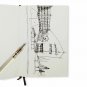 100gsm Thick Blank Page Journal Soft Leather Unlined Diary Sketchbook, 512 Pages