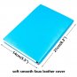 200 Line Pages Journal Diary A5 Paper Notebook Soft Leather Cover Calendar, Blue