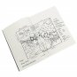 Thick 400 Pages Graph Paper Bullet Grid Journal Soft Leather Grid Paper Notebook, A5