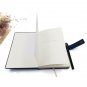 408 Pages Faux Leather Lined Paper Notebook with Magnetic Closure and Pen Loop