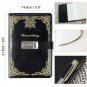 A5 Faux Leather Serect Notebook with Lock, Pen Holder for Boys and Girls