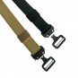 1 inch Wide Men's Belt with Metal Buckle Light Weight Nylon Skinny Belt for Jean