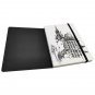A5 Black Hardcover Blank Page Sketchbook 160 Pages Unlined Artist Journal Diary