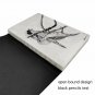A5 Black Hardcover Blank Page Sketchbook 160 Pages Unlined Artist Journal Diary