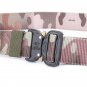 Men's Tactical Camouflage Web Belt with Metal Buckle 1.5" Wide Nylon Waist Belt