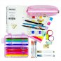 Bullet Dotted Grid Journal Essential Kits for Beginners - Spiral Dotted Notebook, Brush Pen