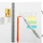 Bullet Dotted Grid Journal Essential Kits for Beginners - Spiral Dotted Notebook, Brush Pen