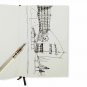 Thick 512 Blank Page Notebook A5 Soft Cover Unlined Sketchbook Unruled Journal