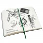 A5 Dot Grid Paper Notebook for Journaling Green Leather Cover A5 192 Pages