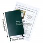 A5 Dot Grid Paper Notebook for Journaling Green Leather Cover A5 192 Pages