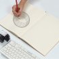 Thick Graph Paper Notebook 100gsm Large A4 Soft Leather Grid Journal 188 Pages
