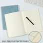 Thick Graph Paper Notebook 100gsm Large A4 Soft Leather Grid Journal 188 Pages