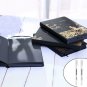 Black Blank Notebook with Highlighter Pens for Journaling & Drawing