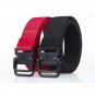 Mens Belt Casual Elastic Stretch Woven Belt with Double D Ring Buckle for Jeans