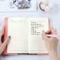 Vintage A6 Notebook Journal Planner Diary Book with Password Lock for Girls