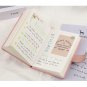 Stylish A7 Mini Faux Leather Lockable Notebook Pocket Size Travel Journal