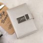 Stylish A7 Mini Faux Leather Lockable Notebook Pocket Size Travel Journal