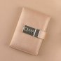 Stylish A7 Mini Faux Leather Lockable Notebook Pocket Size Travel Journal