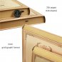 Large B5 Vintage Hardcover Graph Paper Notebook 100gsm Grid Journal, 256 Pages