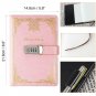 Faux Leather Cover Lockable Secret Diary, Best Gift for Teenage or Adults