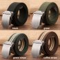 Big and Tall Men's Belts for Jeans or Shorts Casual Canvas Waist Belt, Cuttable