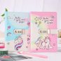 Unicorn Notebook with Combination Lock for Girls, 260 Pages Ruled Paper