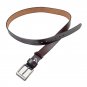 Big and Tall Mens perforated Genuine Leather Belt for Jeans