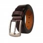 Big and Tall Mens perforated Genuine Leather Belt for Jeans