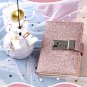 Lock Journal Combination Lock Writing Travel Diary a7 Mini Notebook