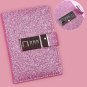 Lock Journal Combination Lock Writing Travel Diary a7 Mini Notebook