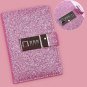 Gillter Leather Secret Diary with Code Lock for Girls & Women Personal Gift