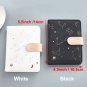 Constellation Faux Leather Undated Planner Grid Journal Blank Sketchbook - Black