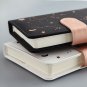 Constellation Faux Leather Undated Planner Grid Journal Blank Sketchbook - Black